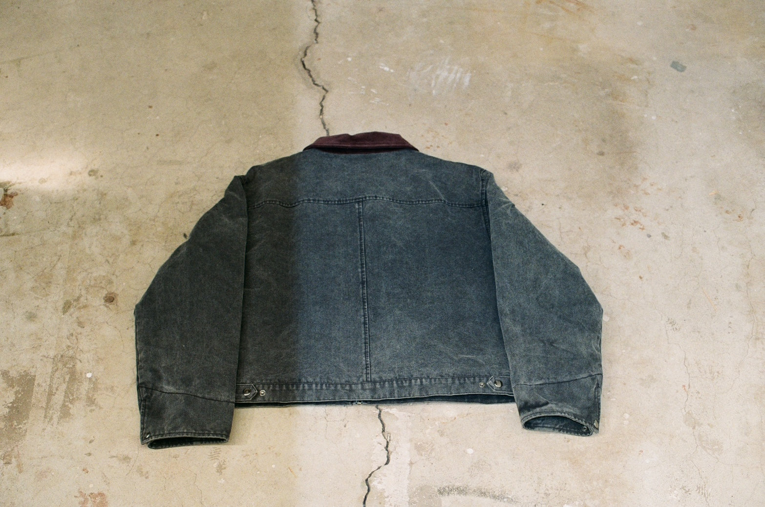 Disheveled Workwear Jacket Washed Black