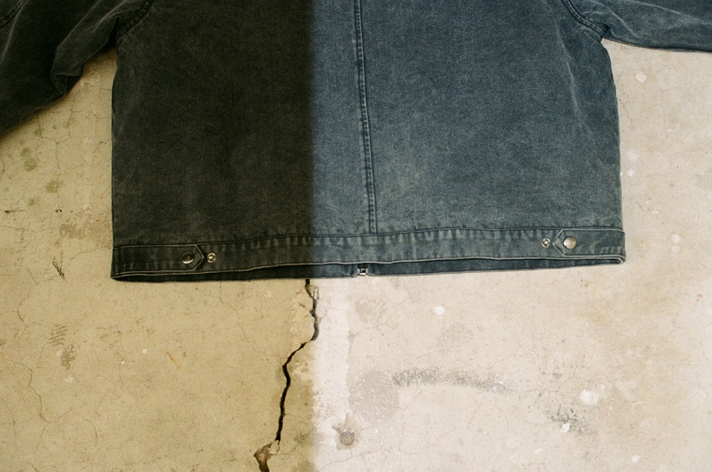 Disheveled Workwear Jacket Washed Black