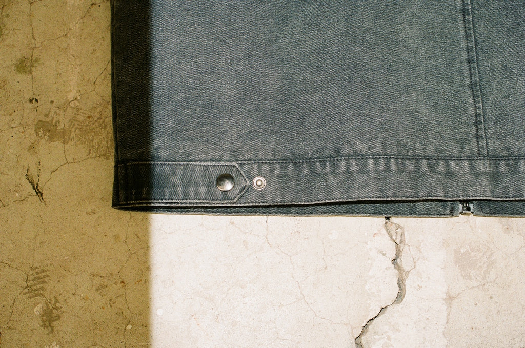 Disheveled Workwear Jacket Washed Black